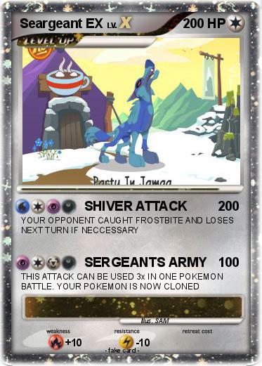 Pokemon Seargeant EX