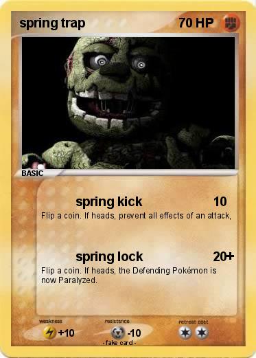 Pokemon spring trap