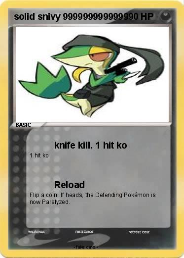 Pokemon solid snivy 9999999999999
