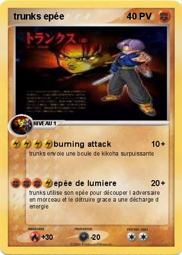 Pokemon trunks epée
