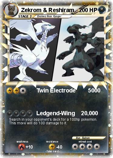 Pokemon Zekrom & Reshiram