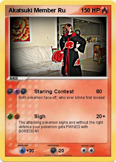 Pokemon Akatsuki Member Ru