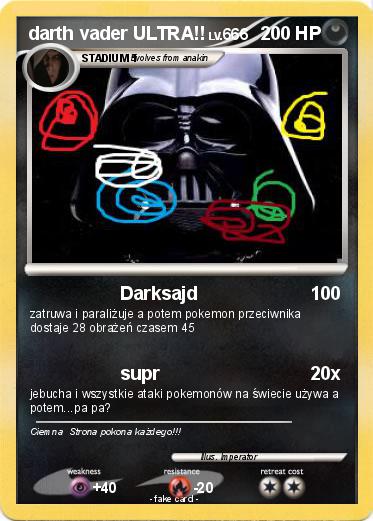 Pokemon darth vader ULTRA!!