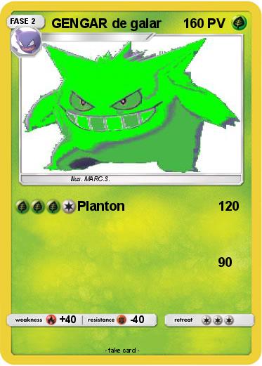 Pokemon GENGAR de galar