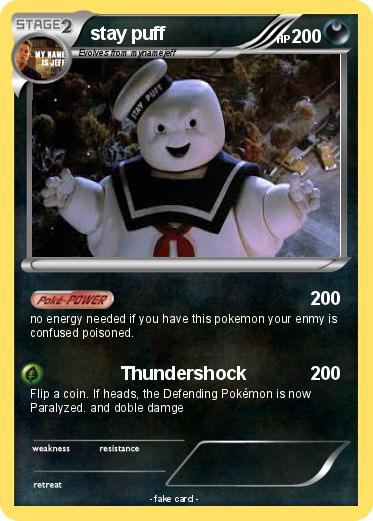 Pokemon stay puff