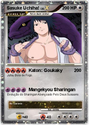 Pokemon Sasuke Uchiha!