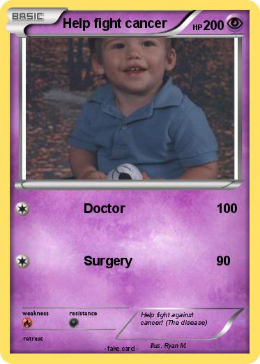 Pokemon Help fight cancer