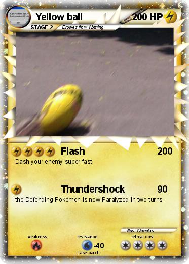 Pokemon Yellow ball