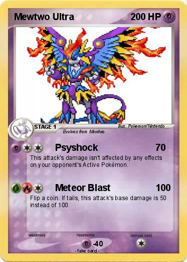 Pokemon Mewtwo Ultra
