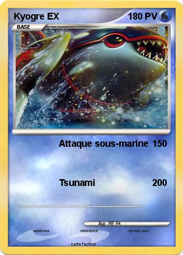 Pokemon Kyogre EX