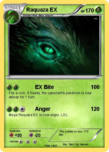 Pokemon Raquaza EX