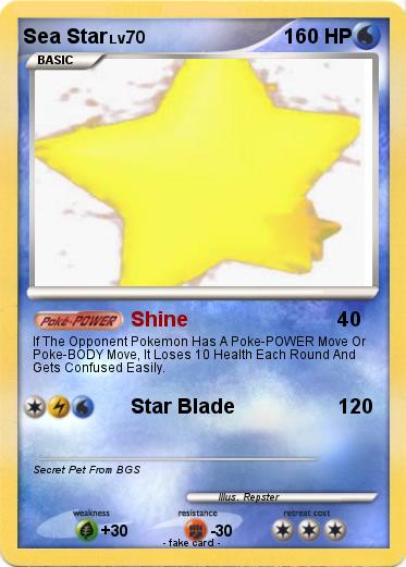 Pokemon Sea Star