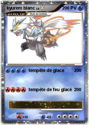 Pokemon kyurem blanc