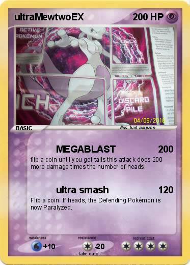 Pokemon ultraMewtwoEX