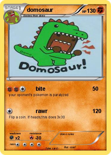 Pokemon domosaur