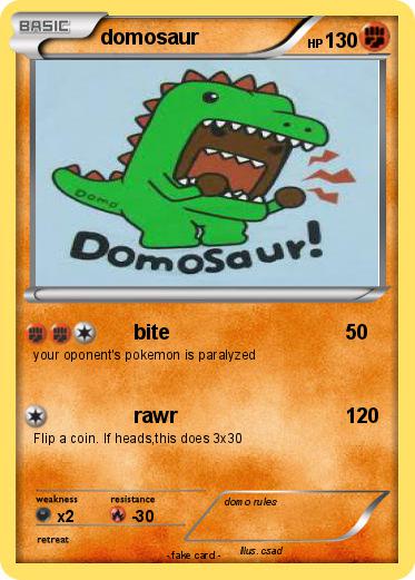 Pokemon domosaur