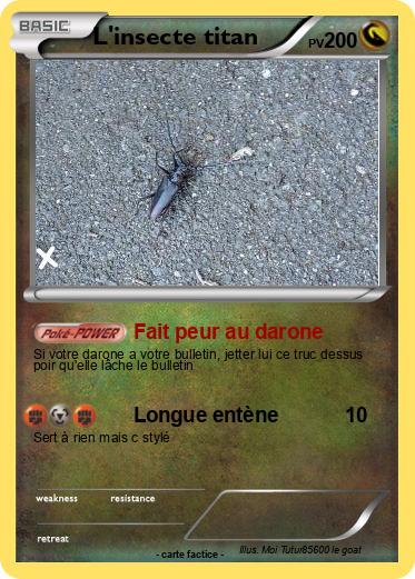Pokemon L'insecte titan