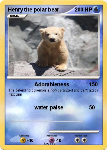 Pokemon Henry the polar bear