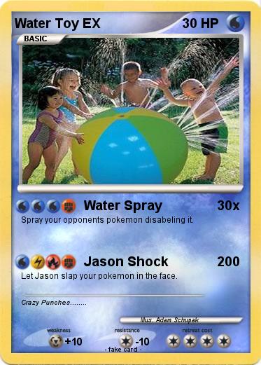 Pokemon Water Toy EX