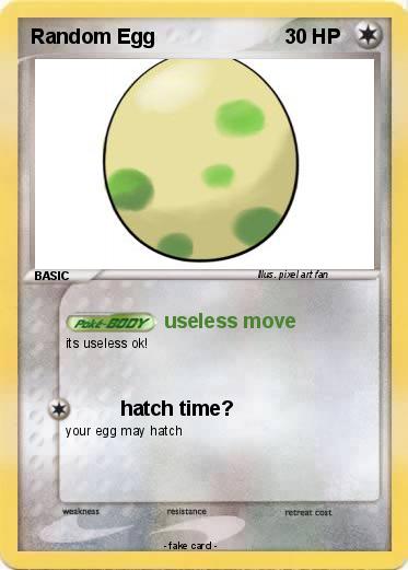 Pokemon Random Egg