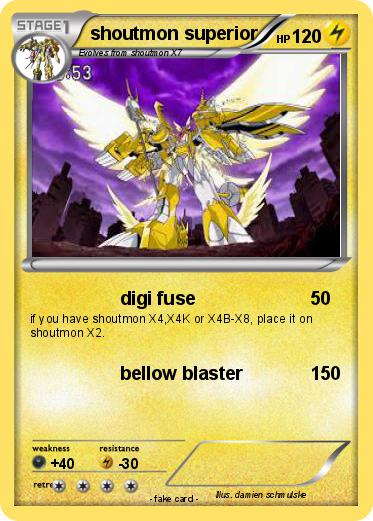 Pokemon shoutmon superior