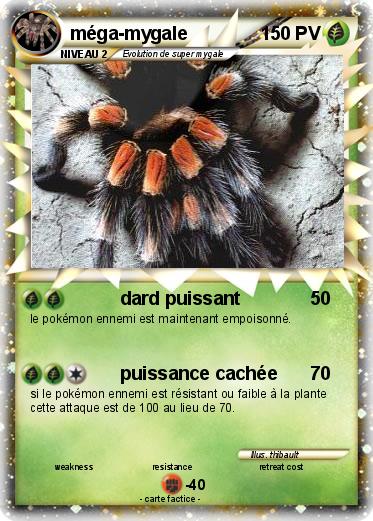 Pokemon méga-mygale
