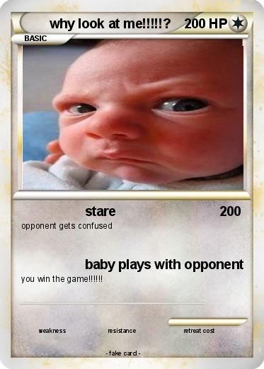 Pokemon why look at me!!!!!?