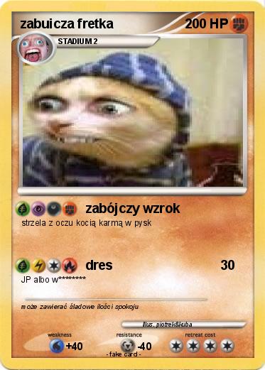 Pokemon zabuicza fretka