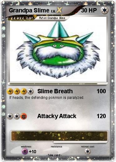 Pokemon Grandpa Slime