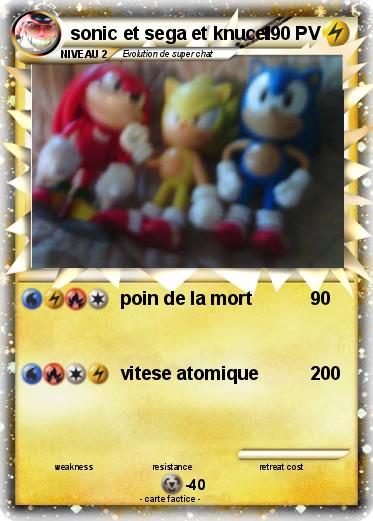 Pokemon sonic et sega et knucel