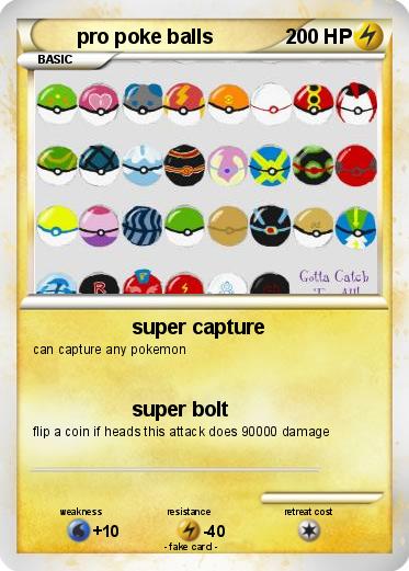 Pokemon pro poke balls