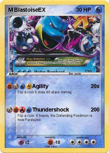 Pokemon M BlastoiseEX