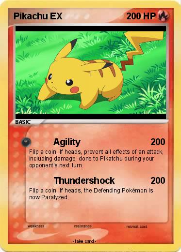 Pokemon Pikachu EX