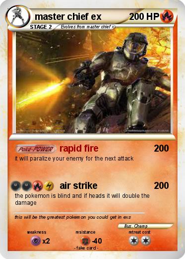 Pokemon master chief ex
