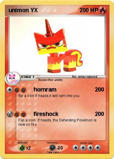 Pokemon unimon YX