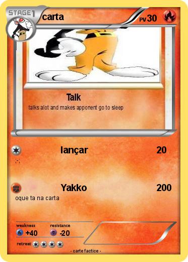 Pokemon carta