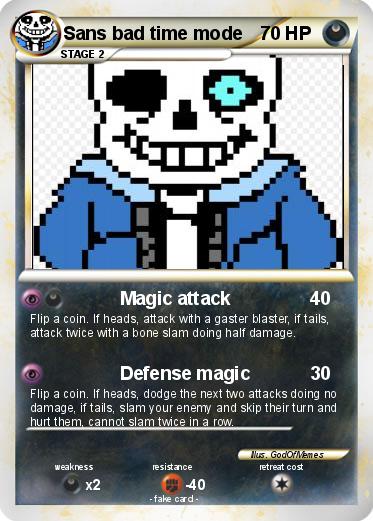 Pokemon Sans bad time mode