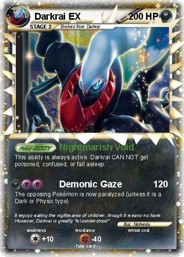Pokemon Darkrai EX