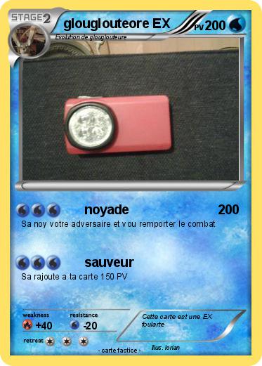 Pokemon glouglouteore EX