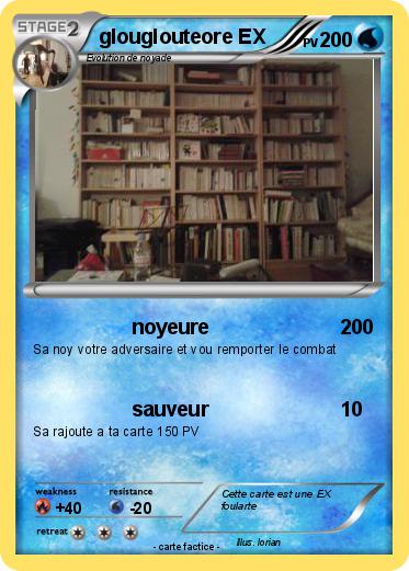 Pokemon glouglouteore EX