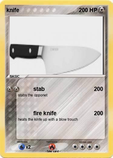 Pokemon knife