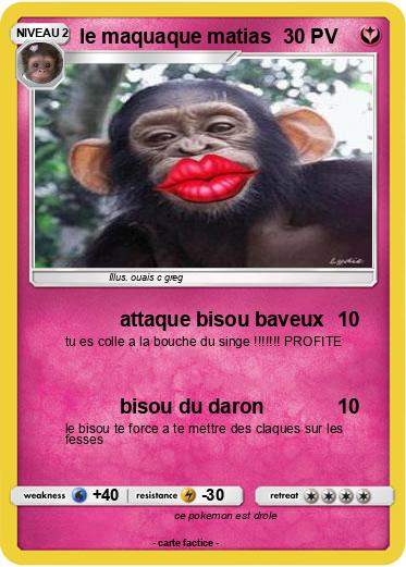 Pokemon le maquaque matias