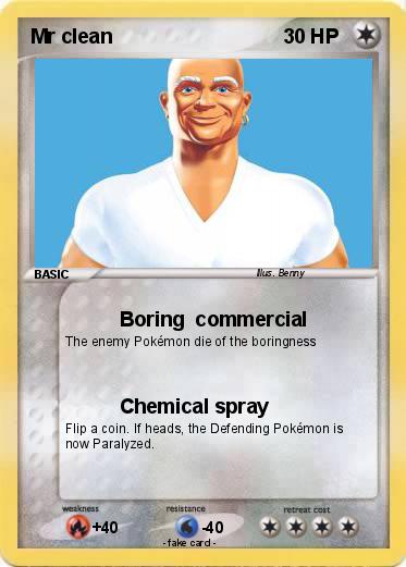 Pokemon Mr clean