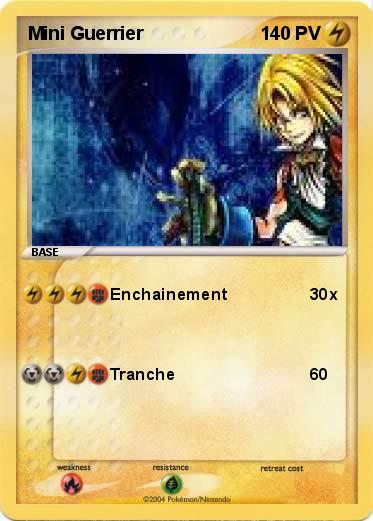 Pokemon Mini Guerrier