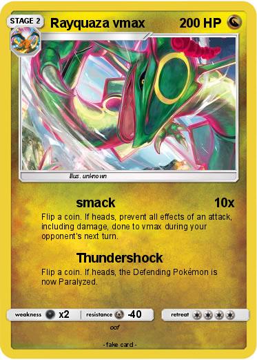 Pokemon Rayquaza vmax