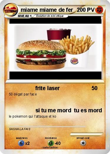 Pokemon miame miame de fer