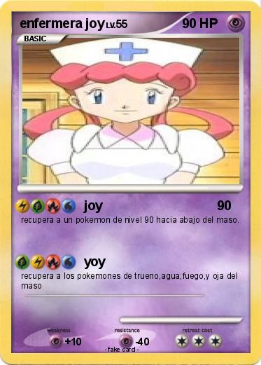 Pokemon enfermera joy