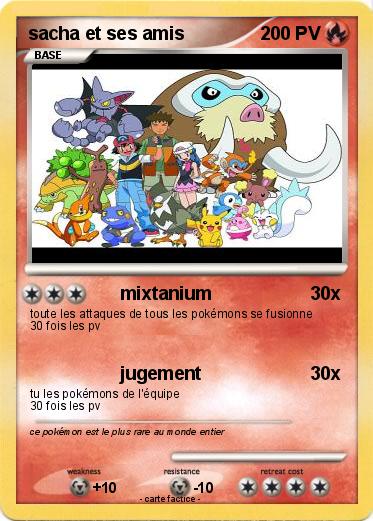 Pokemon sacha et ses amis