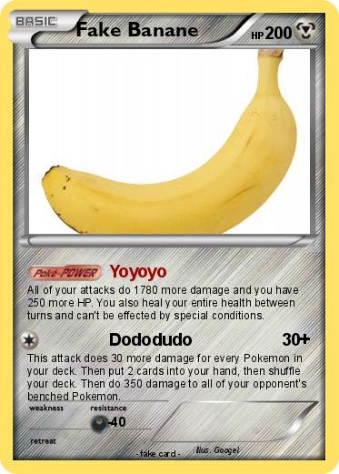 Pokemon Fake Banane