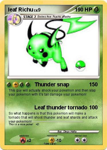 Pokemon leaf Richu